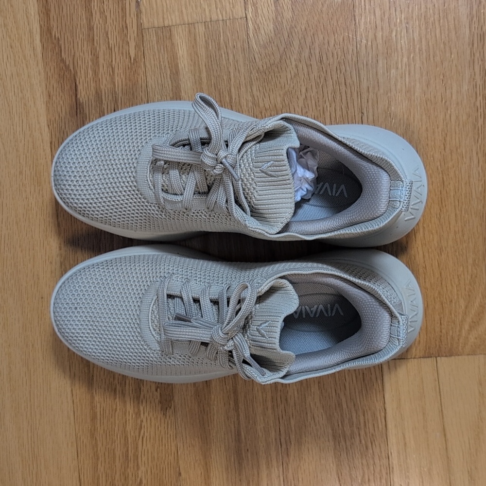 Vivaia Unisex Sliders Wool Sober Nature Sneakers Size38 - W7/M5.5 - Picture 6 of 15
